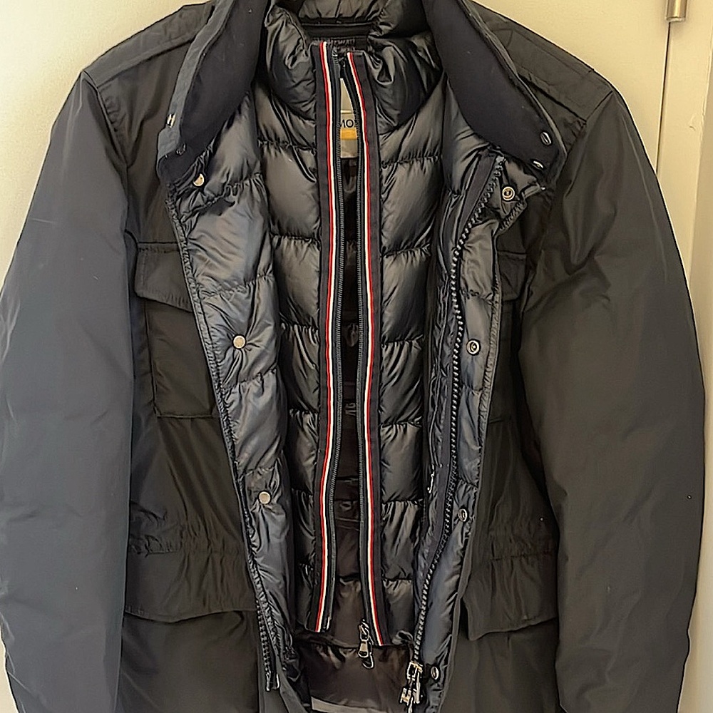 •Moncler Field Double Zip Jacket Size 2M•